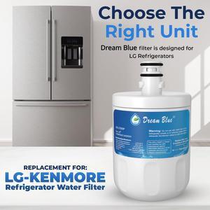 LT500P Refrigerator Water Filter for LG LT500P, Kenmore9890, 5231JA2002A, ADQ72910901/2/7