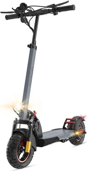 AOKDA Adult Electric Scooter, Commuting E-Scooter for Adults with 800W Motor, 15 Miles Range, 25 Mph Top Speed, 10 inch Pneumatic Tires Load 140LBS