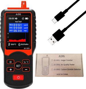 JD-3001 Geiger Counter Radiation Dosimeter Nuclear Electromagnetic Radiation Detector Meter Temperature and Humidity Detector