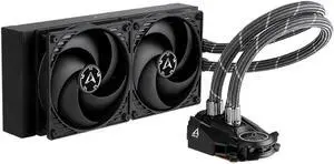 ARCTIC Liquid Freezer II 240 - Multi Compatible All-in-One CPU AIO Water Cooler, Compatible with Intel & AMD, Efficient PWM Controlled Pump, Fan Speed: 200-1800 RPM (Controlled via PWM) - Black