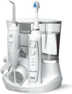 Waterpik Complete Care 5.0  Water Flosser + Sonic Electric Toothbrush, White