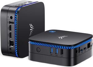 AK1 Pro Mini PC, Intel 11th Gen N5105(up to 2.9GHz) Mini Desktop Computers Windows 11 Pro, 8GB RAM/256GB M.2 SSD Micro Computer Tower Support 4K UHD, Dual Wi-Fi, BT 4.2 for Business Home Office