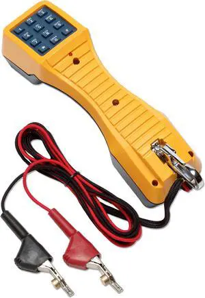 Fluke Networks 19800009 TS19 Telephone Test Set with Angled Bed-of-Nails Clips