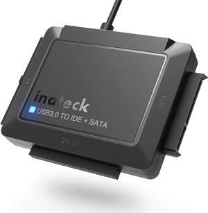 USB 3.0 to IDE/SATA External Hard Drive Reader Applicable to 2.5"/3.5" HDD/SSD, with 12V/2A Power Supply, SA03001