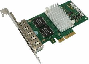 FUJITSU D2745-A11 (INTEL I340-T4) QUAD PORT 1Gb/s RJ45 NIC w/BOTH BRACKETS NEW!