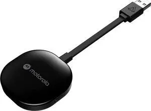 Motorola MA1 Wireless Android Auto Car Adapter - Instant Connection from Smartphone to Car Screen with Easy Setup - Direct Plug-in USB Adapter - Secure Gel Pad Included
