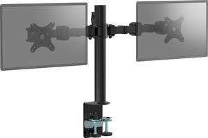 Dual Screen Desktop Mount for Monitors up to 30" - Black