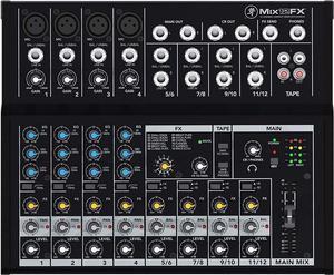 Mackie Mix Series Mix12FX 12-Channel Effects Mixer