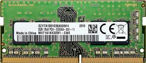 Samsung 8GB DDR4 3200MHz SODIMM PC4-25600 CL22 1Rx8 1.2V 260-Pin SO-DIMM Laptop Notebook RAM Memory Module M471A1K43DB1-CWE