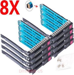 2.5" HD Tray Caddy for HP DL380 DL360 G8 G9 651687-001 651699-001 Lot of 8!