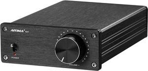 A07 TPA3255 Power Amplifier 300Wx2 HiFi Class D Stereo Digital Audio Amp 2.0 Channel Amplifier for Passive Speaker Home Audio (A07+DC 32V Power Adapter)
