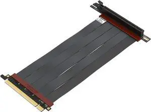 Ultra PCIe 4.0 X16 Riser Cable [RTX4090 RX6950XT x570 B550 Z690 Tested] Shielded High-Speed Vertical Mount Gaming PCI Express Gen4Universal 90 Degree Socket {20cm} 3.0 Gen3 Compatible