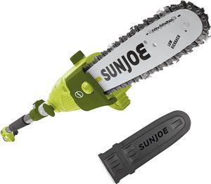 SWJ803E 10 inch 8.0 Amp Electric Multi-Angle Pole Chain Saw, Green