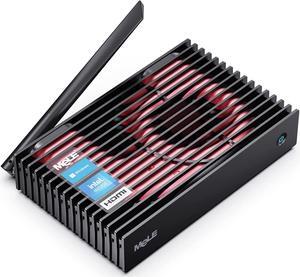 MeLE Mini PC Fanless PCG35HD N5105 Windows 11 Pro Micro Computer 8GB 128GB Small Desktop Server Three Monitor 4K WiFi6 Gigabit Ethernet BT5.2 PXE Unlock BIOS Auto Power on Industrial IoT Business