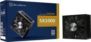 SilverStone Technology SX1000 Platinum, 80 Plus Platinum 1000W Fully Modular SFX-L Power Supply, SX1000-LPT-X V1.1