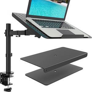 Steel Reinforcement Bracket and Laptop Tray Desk Mount