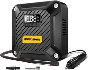 T5 Air Compressor Pump Portable & Powerful Tire Inflator Auto Shut Off