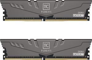 TEAMGROUP T-Create Expert overclocking 10L DDR4 64GB Kit (2 x 32GB) 3600MHz (PC4 28800) CL18 Desktop Memory Module Ram - TTCED464G3600HC18JDC01