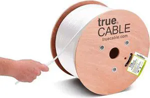 Cat5e Outdoor, Shielded FTP, 1000ft, UV Resistant, Aerial CMX Rated, White, 24AWG Solid Bare Copper, 350MHz, PoE++ (4PPoE), ETL Listed, Bulk Ethernet Cable Cat5e Outdoor, Shielded FTP, 1000ft, UV Resistant, Aerial CMX Rated, White, 24AWG Solid Bare Copper, 350MHz, PoE++ (4PPoE), ETL Listed, Bulk Ethernet Cable