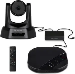 Video and Audio Conferencing System All-in-One 3X Optical Zoom USB PTZ Conference Camera with Speakerphone