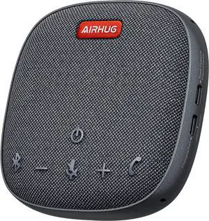 Bluetooth Speakerphone,Conference Speaker with Microphone,6 metes HD Voice Pick Up,Advanced Noise Reduction Algorithm,USB-C Plug & Play,Compatible with Zoom,MS Team,Skype