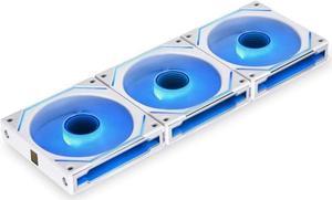 Lian Li UNI Fan SL-INF 120 RGB Infinity Mirror ARGB Fan 120mm White 3-Pack Controller