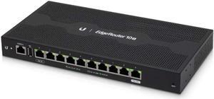 Ubiquiti Networks EdgeRouter 10X, 10-Port High-Performance Gigabit Router with PoE Flexibility (ER-10X)