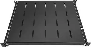 Sliding Rack Server Shelf 1U 19'' 4 Post Rack Mount-Adjustable 15''-22''