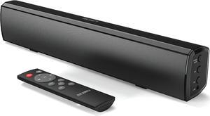 Bowfell Small Sound Bar for TV with Bluetooth, RCA, USB, Opt, AUX Connection, Mini Sound/Audio System for TV Speakers/Home Theater, Gaming, Projectors, 50 watt, 15 inch