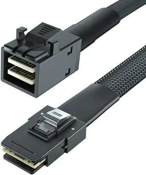 2x SFF8643 to SFF8087 CABLES 3.3FT/1.0M CONNECT HBA HOST CARD BACKPLANE