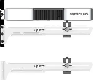 G276WT White Graphics Card GPU Brace Support Video Card Sag Holder/Holster Bracket,Adjustable Length and Height Support,G276WT