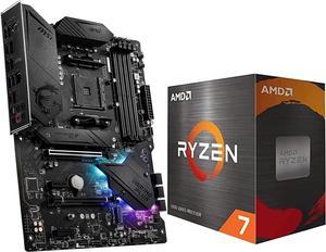 AMD Ryzen 7 5700X 8-Core 16-Thread Unlocked Desktop Processor Bundle with MSI MPG B550 Gaming Plus ATX Gaming Motherboard (AMD AM4, DDR4, PCIe 4.0, M.2)