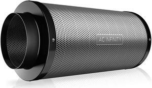 AC Infinity Air Carbon Filter 6" with Premium Australian Virgin Charcoal, for Inline Duct Fan, Odor Control, Hydroponics, Grow Rooms