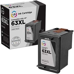 LD Products Remanufactured Ink Cartridge Replacement for HP 63XL F6U64AN High Yield Black for use in HP Deskjet 1110 1111 1112 2130 2131 2132 2133 2134 2136 3630 3631 3632 3633 3634