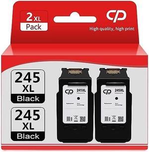 CPRINTER Remanufactured 245XL Ink Cartridge Replacement for Canon PG245XL 245XL 2Pack Compatible with MX490 MX492 MG2420 MG2520 MG2522 TR4520 TS3120 TS3122 TS202