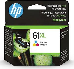 HP 61XL Tricolor Highyield Ink  Works with DeskJet 1000 1010 1050 1510 2050 2510 2540 3000 3050 3510 ENVY 4500 5530 OfficeJet 2620 4630  Eligible for Instant Ink  CH564WN