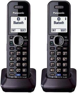 Panasonic KXTGA950 Dect 60 Plus 2Line Caller ID Call Block 3Way Conferencing Landline Cordless Accessory Handset for KXTGXXXX Series Phones 2Pack