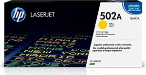 HP 502A Yellow Toner Cartridge | Works with HP Color LaserJet 3600 Series | Q6472A HP 502A Yellow Toner Cartridge | Works with HP Color LaserJet 3600 Series | Q6472A