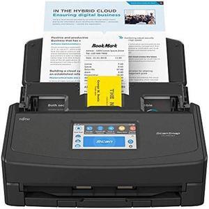 Fujitsu ScanSnap iX1500 Deluxe Color Duplex Document Scanner with Adobe Acrobat Pro DC for Mac or PC, Black