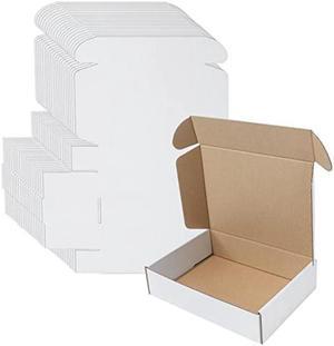 Golden State Art, 13x10x2 Shipping Boxes Set of 20, Brown Medium Corrugated  Cardboard Boxes, Mailing Boxes for Packaging Small Business 