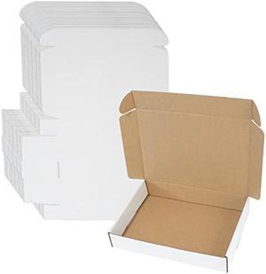Golden State Art, 50 Pack 5x7 One-side White Corrugated Cardboard Sheets,  Flat Cardboard Inserts Layer Pads for Mailing, Packaging or Art Crafts  photo
