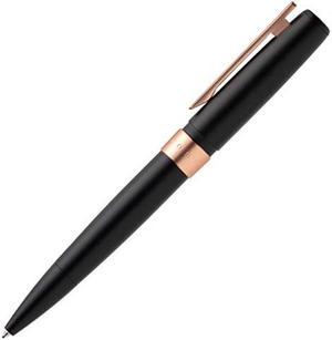 BOSS Hugo Ballpoint Pen Halo Gun Harmonious and Minimalist Pen with Subtle Logo on Oversized Ring Available in roller ball and feather