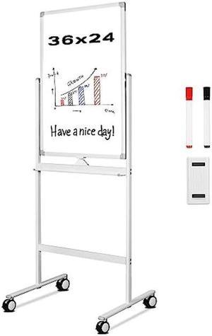 BEST BOARD Easel Whiteboard Flip Chart Magnetic Portable Dry Erase