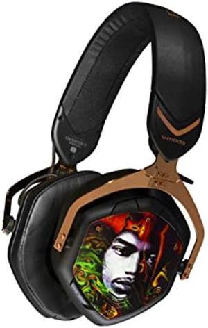 V-MODA x Jimi Hendrix Special Edition Wireless Bluetooth Headphones: Soul - Over The Ear Headset with Mic, Up to 14 Hours of Playback,Black