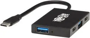 Tripp Lite USB C Hub 4-Port 2 USB-A & 2 USB-C Ports USB 3.1 Gen 2 Aluminum (U460-004-2A2C-2)