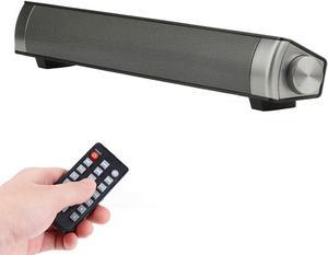 ASIYUN Computer Speakers for Desktop, Wired and Wireless Computer Sound Bar, Stereo USB Powered Mini Soundbar Speakers for PC Tablets Laptop Desktop Projector Cellphone