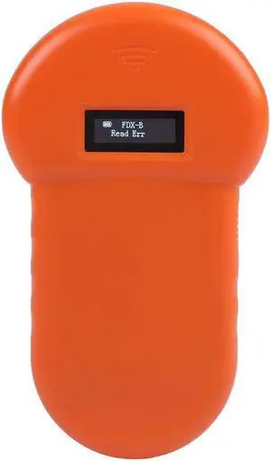 EBTOOLS Pet Microchip Scanner, 134.2KHZ Electronic Animal ID Reader with Real time LCD Display, Built in Buzzer Charged by USB, for Poultry/Livestock Management