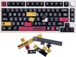 GK GAMAKAY 149 Keys Steampunk Style Keycaps Set, Cherry Profile PBT Dye-Sub Double-Shot Keycap Suitable for LK67 TK75 60/65/87/98/104/108 ANSI Layout Mechanical Gaming Keyboard (Steampunk Theme)