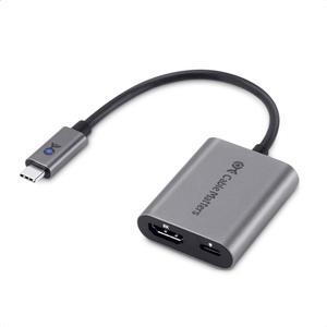 Cable Matters 48Gbps USB C to HDMI 2.1 Adapter with 100W Charging, 4K 240Hz /8K 60Hz HDR (DSC Required) - Thunderbolt 4 Compatible with iPhone 16/15 Pro Max (Max Resolution on Any MacBook is 4K@60Hz)