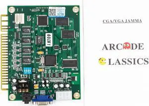 BLEE Classical Arcade Video Game 60 in 1 PCB Jamma Board for CGA VGA Output